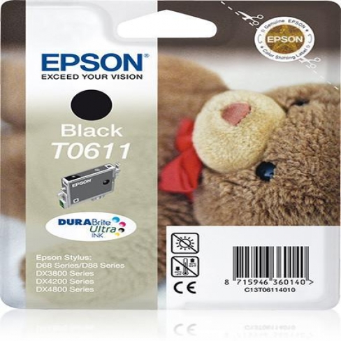 Cartouche d'encre Epson C13T06114020 - DuraBrite Ultra - noir - l'unité