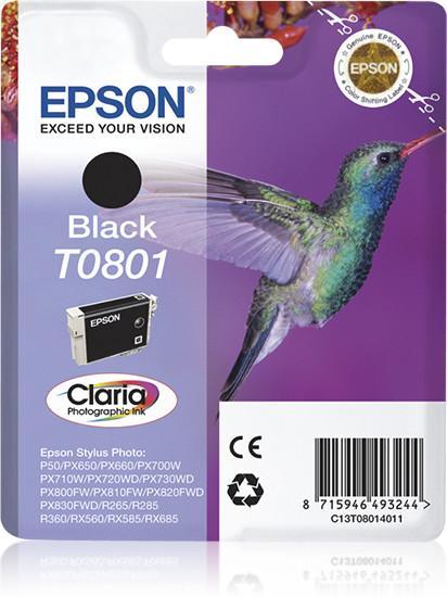 Cartouche d'encre Epson C13T08014021 - Claria - noir - l'unité