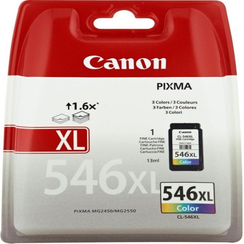 Cartouche d'encre Canon BCL546XL - 8288B004 - 3 couleurs - l'unité