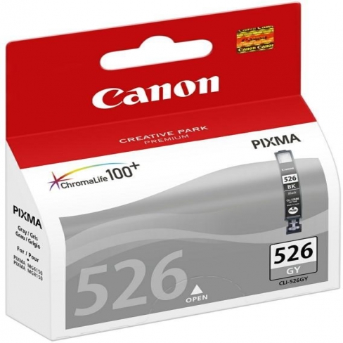 Cartouche d'encre Canon CLI526G - 4544B006 - gris - l'unité