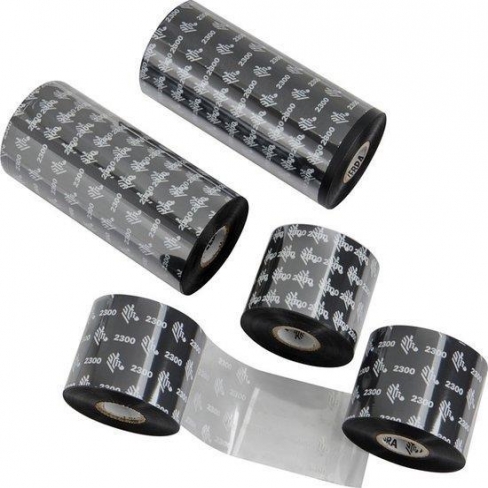 Ruban cire Zebra 02300BK06045 - 60 mm x 450 m - lot de 12