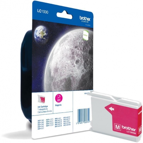 Cartouche d'encre Brother LC1000MBP - magenta - l'unité