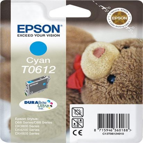 Cartouche d'encre Epson C13T06124020 - DuraBrite Ultra - cyan - l'unité