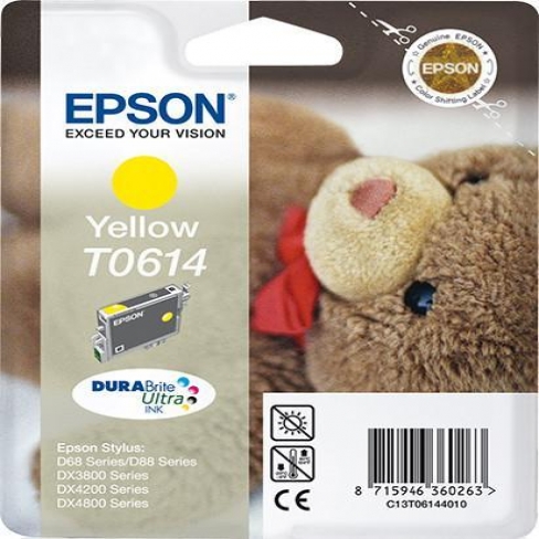 Cartouche d'encre Epson C13T06144020 - DuraBrite Ultra - jaune - l'unité