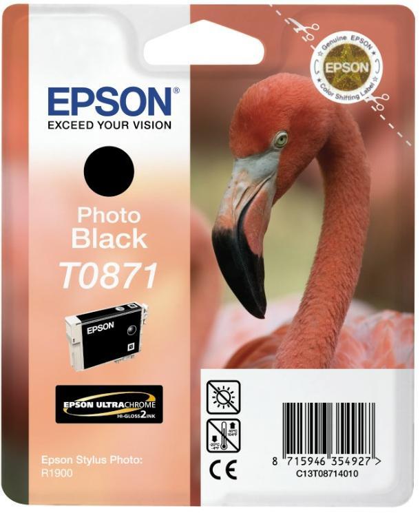 Cartouche d'encre Epson T087140 - noir - l'unité