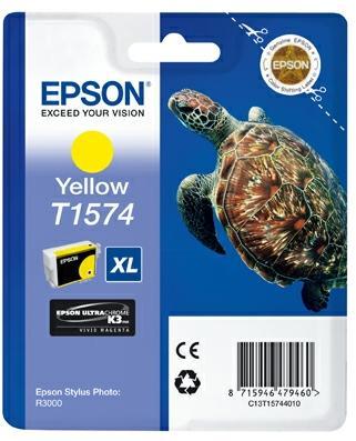 Cartouche d'encre Epson C13T157440 - jaune - l'unité