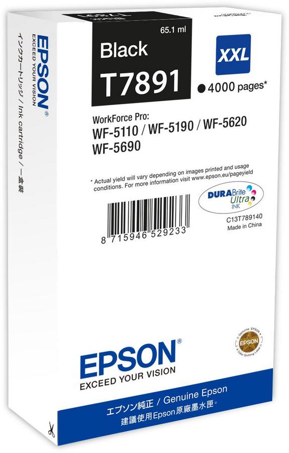 Cartouche d'encre Epson T7891 XXL C13T789140 - noir - l'unité