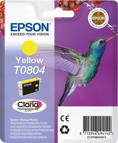 Cartouche d'encre Epson C13T08044021 - Claria - jaune - l'unité