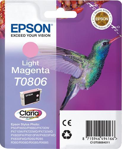 Cartouche d'encre Epson C13T08064021 - Claria - magenta clair - l'unité
