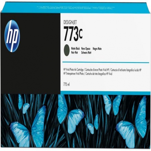 Cartouche d'encre HP 773C - C1Q37A - noir mat - l'unité