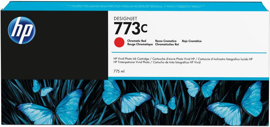 Cartouche d'encre HP 773C - C1Q38A - rouge chromatique - l'unité