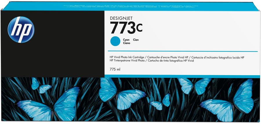 Cartouche d'encre HP 773C - C1Q42A - cyan - l'unité