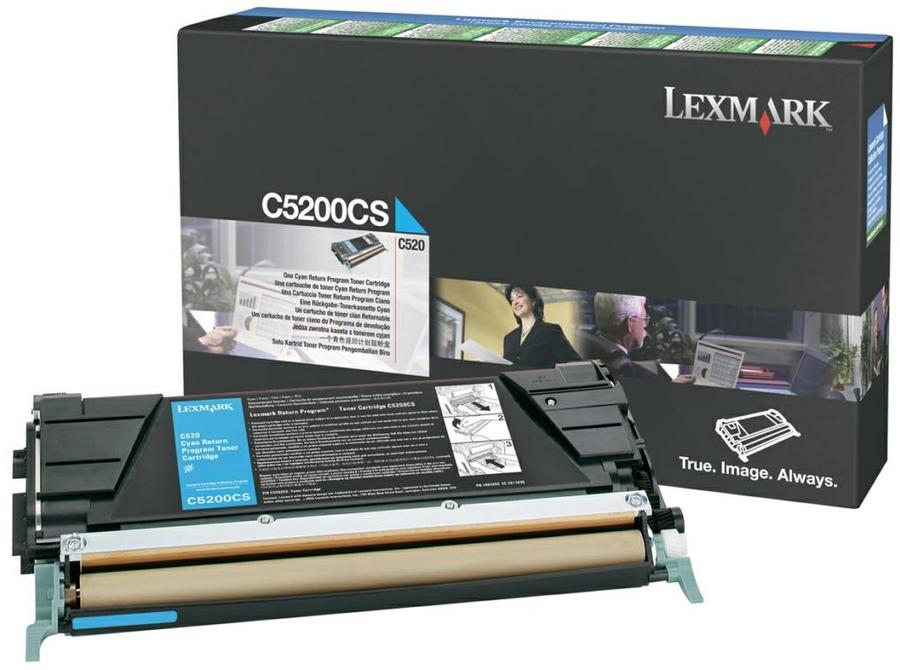 Toner laser Lexmark C500CS - cyan - l'unité