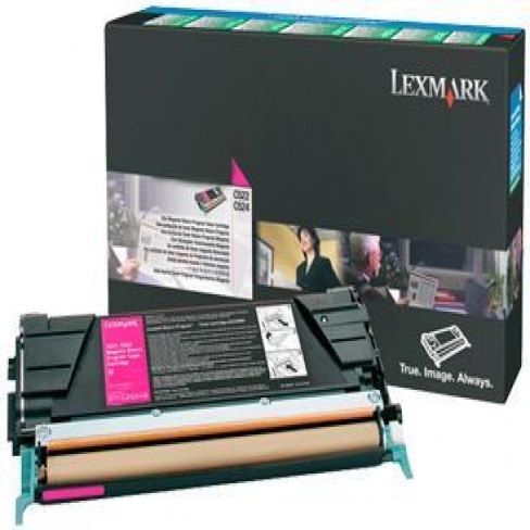 Toner laser Lexmark C522A3MG - magenta - l'unité