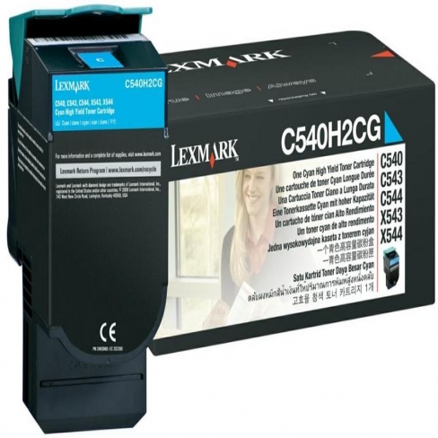 Cartouche laser Lexmark - C540H2CG - cyan - l'unité