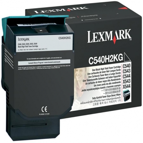 Cartouche laser Lexmark - C540H2KG - noir - l'unité