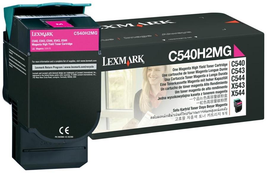 Cartouche laser Lexmark - C540H2MG - magenta - l'unité