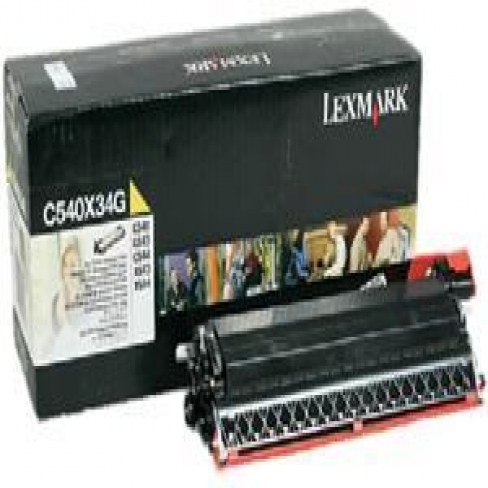 Développeur Lexmark C540X34G - jaune - l'unité