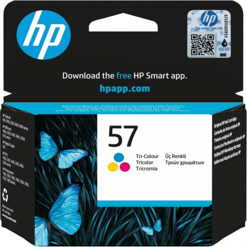 Cartouche d'encre HP C6657AE - 3 couleurs - l'unité