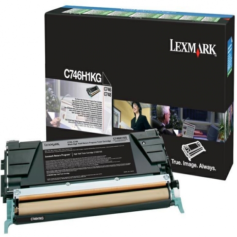 Toner laser Lexmark C746H1KG - noir - l'unité