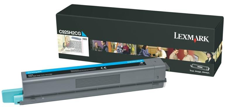 Toner laser Lexmark C925H2CG - cyan - l'unité