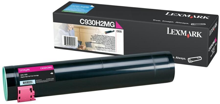 Toner laser Lexmark C930H2MG - magenta - l'unité