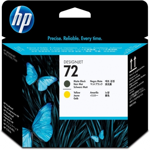 Tête d'impression HP C9384A - noir + jaune - l'unité