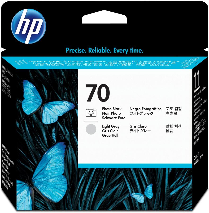 Tête d'impression HP C9407A - noir + gris - l'unité