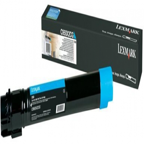 Toner laser Lexmark C950X2CG - cyan - l'unité
