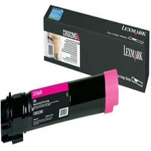 Toner laser Lexmark C950X2MG - magenta - l'unité