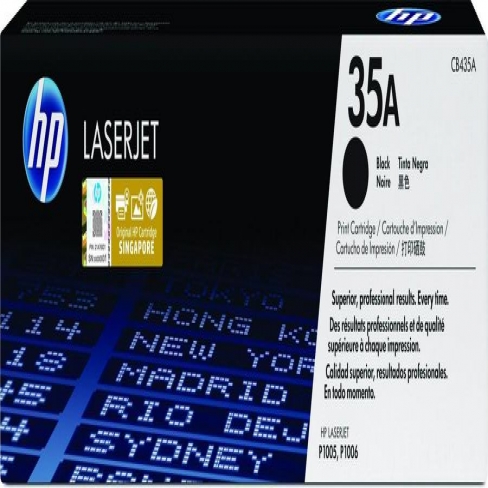 Toner laser HP CB435A - noir - l'unité