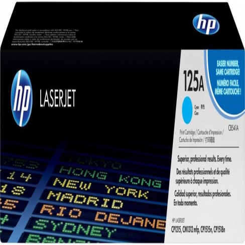 Toner laser HP CB541A - cyan - l'unité