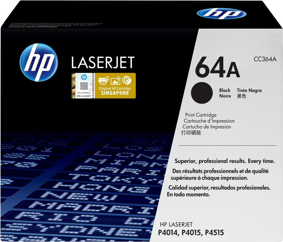 Toner laser HP CC364A - noir - l'unité