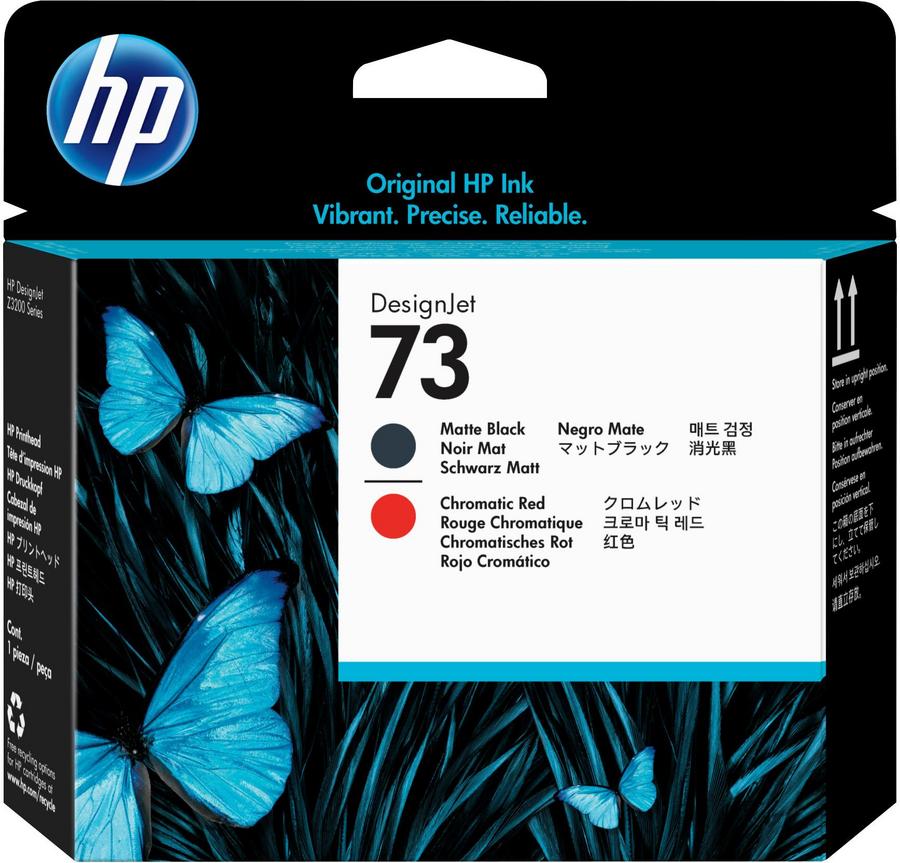 Tête d'impression HP CD949A - noir mat + rouge chromatique - l'unité