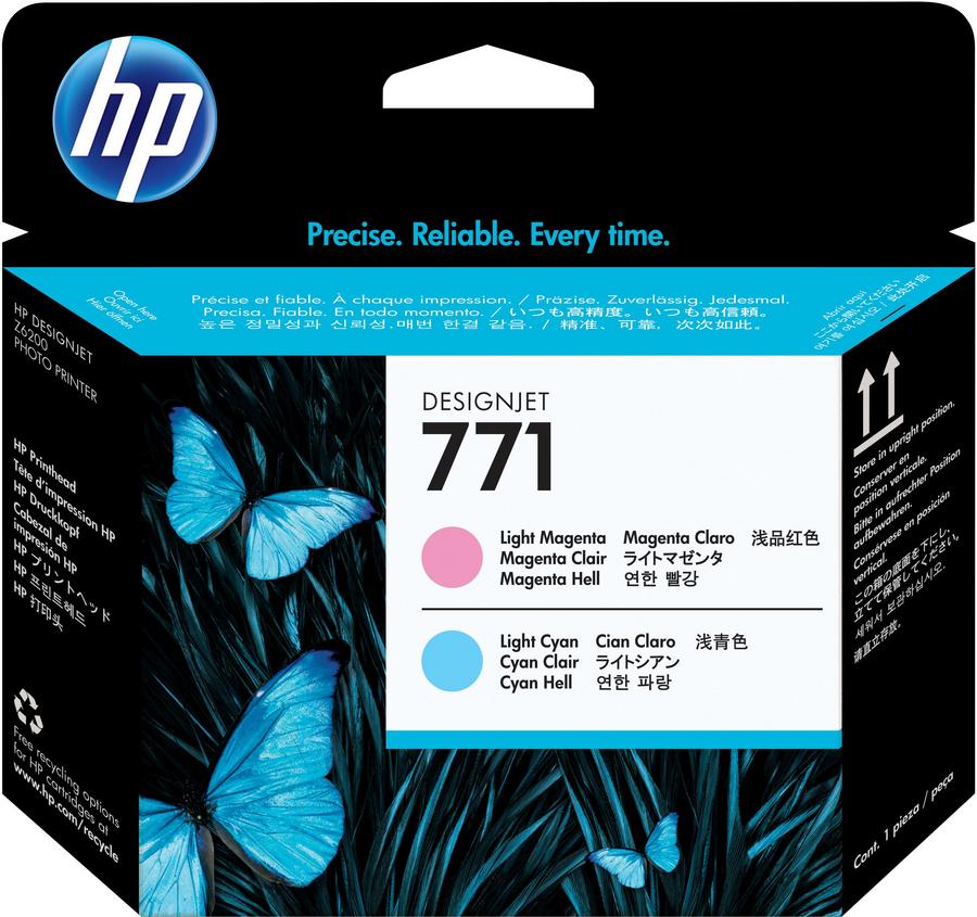 Tête d'impression HP CE019A - magenta + cyan - l'unité