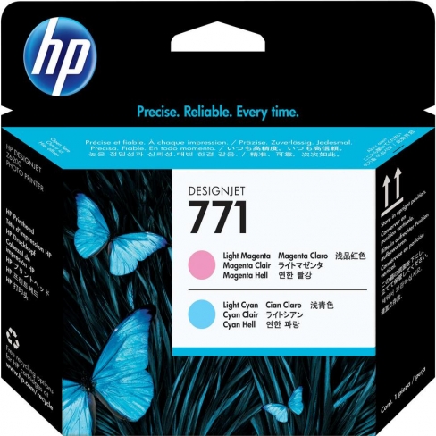 Tête d'impression HP CE019A - magenta + cyan - l'unité