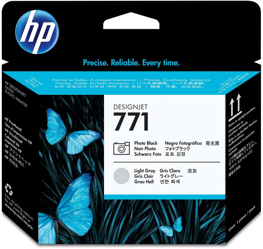 Tête d'impression HP CE020A - noir + gris - l'unité