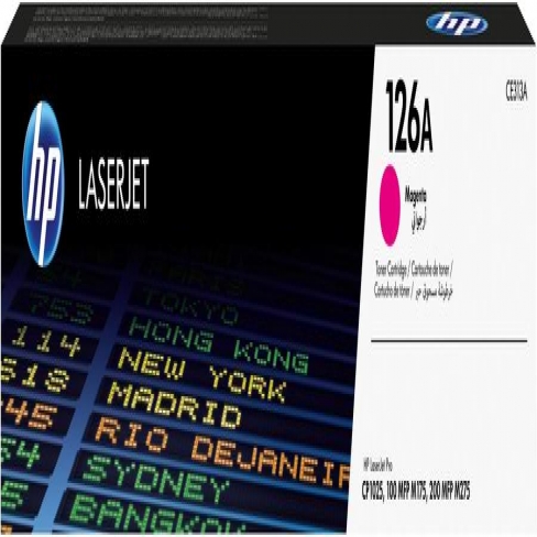 Toner laser HP CE313A - magenta - l'unité