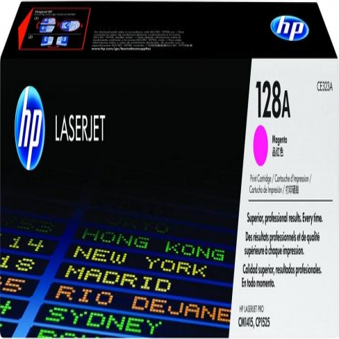 Toner laser HP CE323A - magenta - l'unité