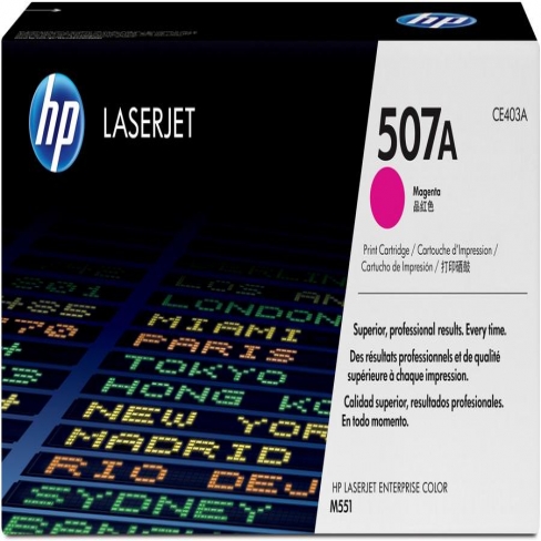 Toner laser HP 507A-CE403A - l'unité
