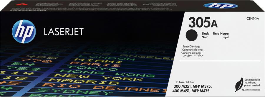 Toner laser authentique HP 305A-CE410A - noir - l'unité
