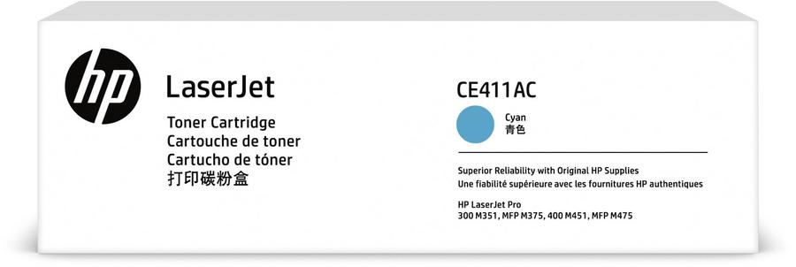 Toner - CE411AC - HP - cyan - par 1
