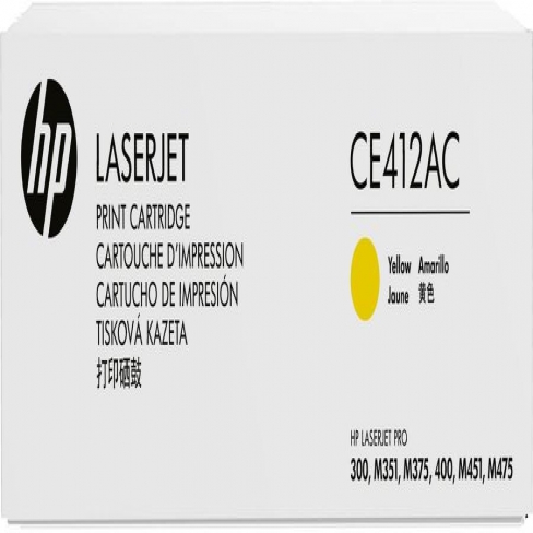 Toner - CE412AC - HP - jaune - par 1