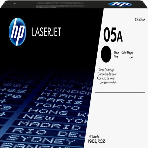 Toner laser HP CE505A - noir - l'unité