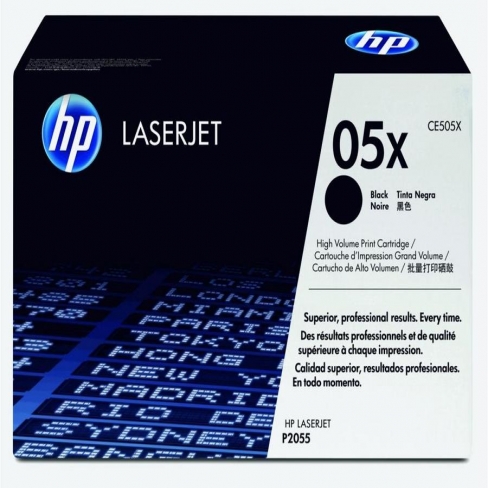 Cartouche - CE505XC - HP - noir - par 1