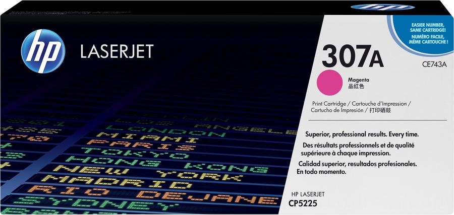 Toner laser HP CE743A - magenta - l'unité