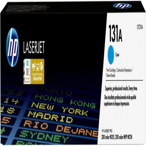 Toner laser HP 131A-CF211A - cyan - l'unité