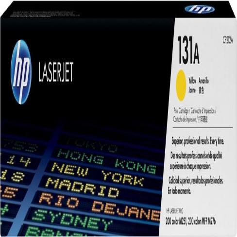 Toner laser HP 131A-CF212A - jaune - l'unité