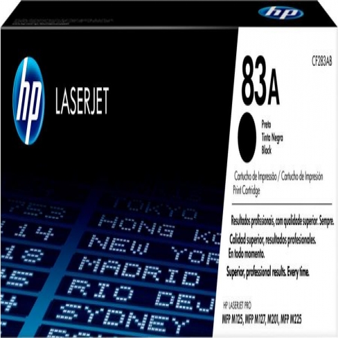 Toner laser HP 83A-CF283A - noir - l'unité