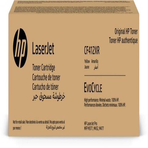 Toner HP CF412XR jaune - par 1